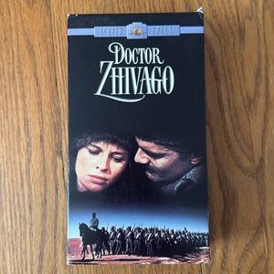 Doctor Zhivago [VHS Movie Tape 1965] Screen Epics Omar Sharif Geraldine Chaplin